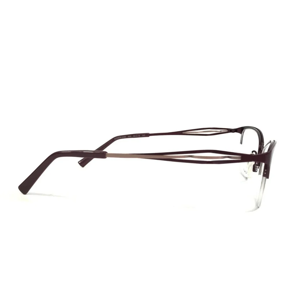 Flexon Eyeglasses Frames MAE 505 Plum Purple Pink Cat Eye Half Rim 53-18-140